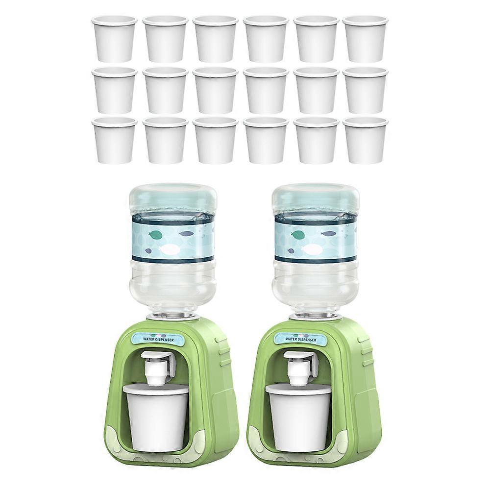 Mini Water Dispenser Toy for Playing 1Set Lightweight Durable Plastic Paper