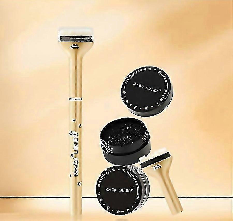 For Waterproof Bottom Eyelash Stamp Set Bottom Eyelash Stamp 2 In 1 Eyeliner Stamp With Ink Eyeliner