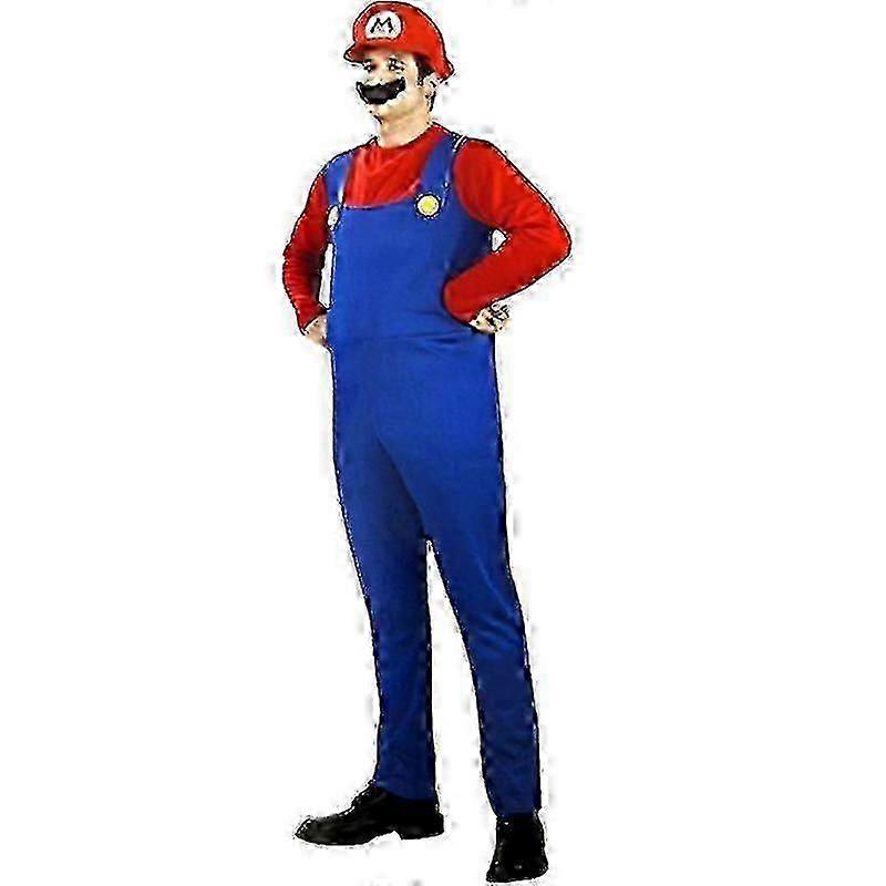 Costume de cosplay Super Mario Luigi de haute qualité pour adultes et enfants (BZSM)