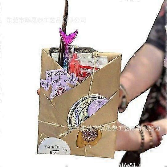 Blind Date with a Deck, Blind Date Tarot and Oracle DeckBundle, Mystical Divination Card Gift Set with Crystals Stickers Bookmarks, Divination Spiritu