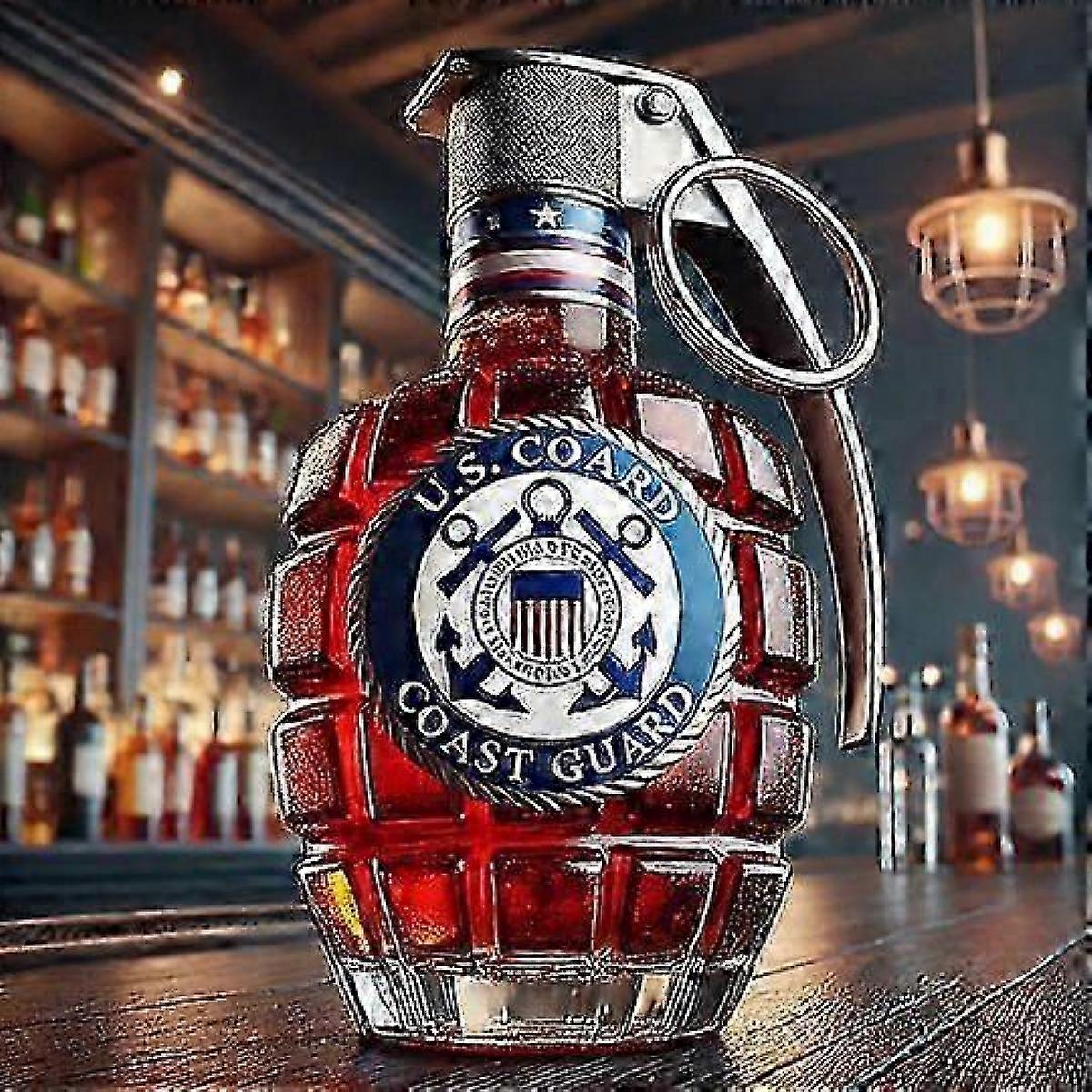 350ml whiskey decanter bald eagle, dachshund, owl, shaped bottle, eagle shaped