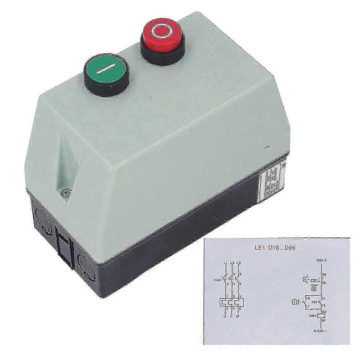 25-26 Magnetic Electric Motor Starter Ip55 Waterproof Motor Start Control Switch Single Phase 220 230v 3 P