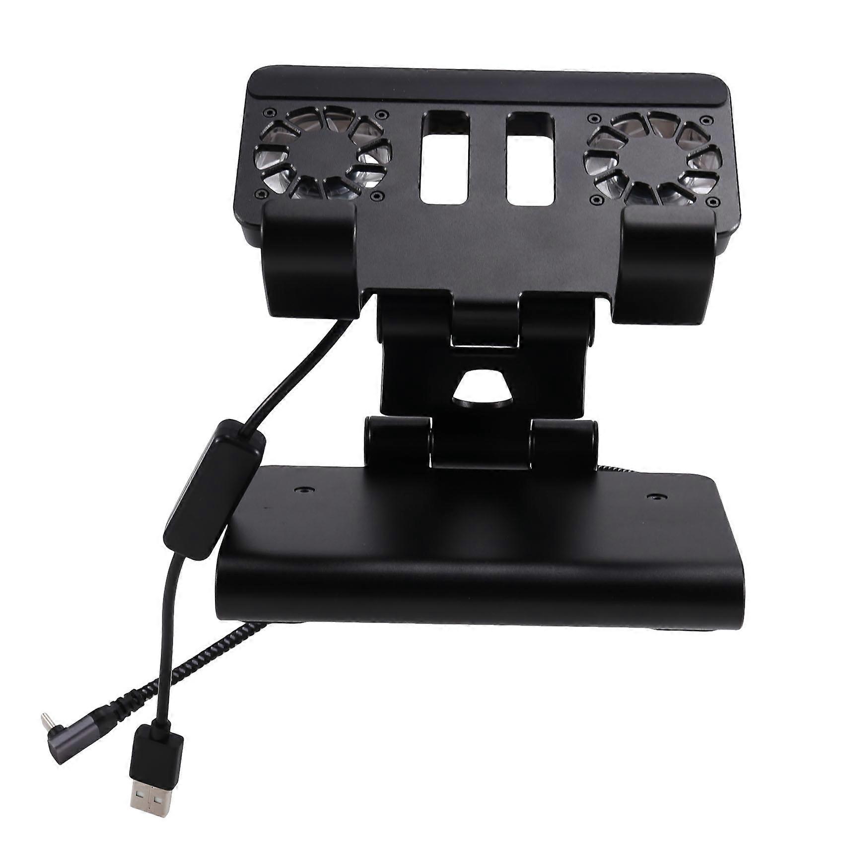 6 In1 Fans Docking Station for Switch 2 100W Adjustable Stand HDMI-Compatible 4K Multi Port Dock for ROG Ally/Steam Deck