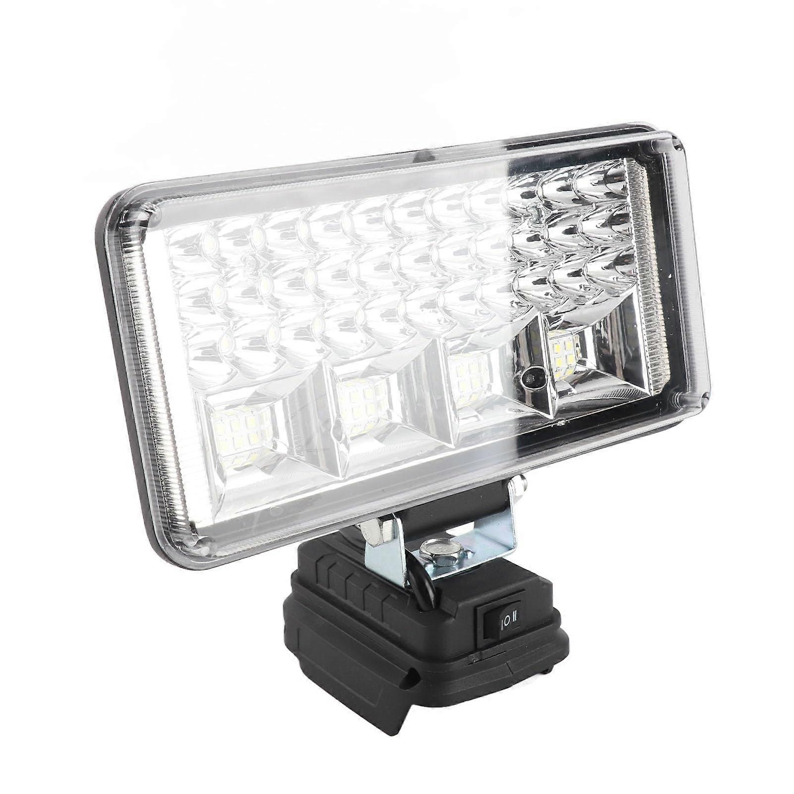 6000lm Cordless LED Work Light Waterproof Emergency 14.4V18V Li Battery LED Lamp Compatible with Makita BL1430