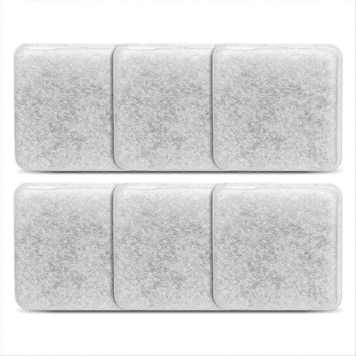 Pet Fountain Filter Replacement for 0.5/1/2.5/4 GAL 6PCS