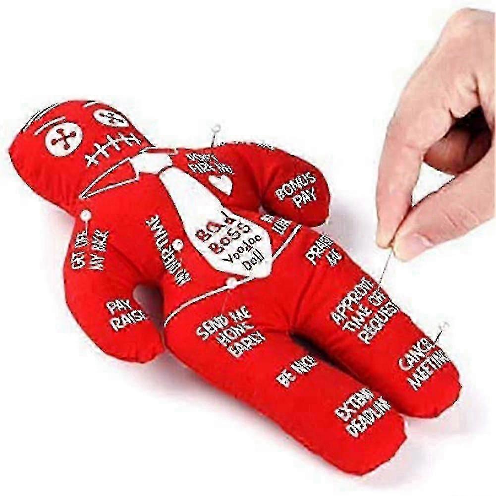 سيئة بوس الفودو دمية تخفيف الإجهاد المخفض أفضل هدية حداثة لتبادل الوردي البوليستر عطلة حزب الهدايا سريع جيد