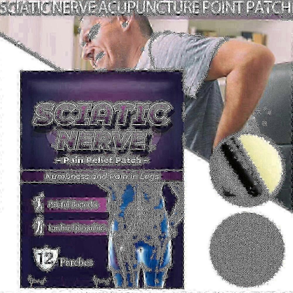 Sciatic Nerve Acupoint Patch Multifunctional Elastic Tissue Release Muscle Patch Tw