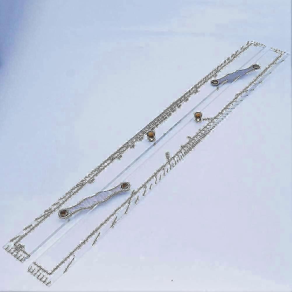 Marine Ruler Parallel Ruler Nautical Charts Parallel Ruler Cartography Points to Pull the Parallel Ruler 450 MM