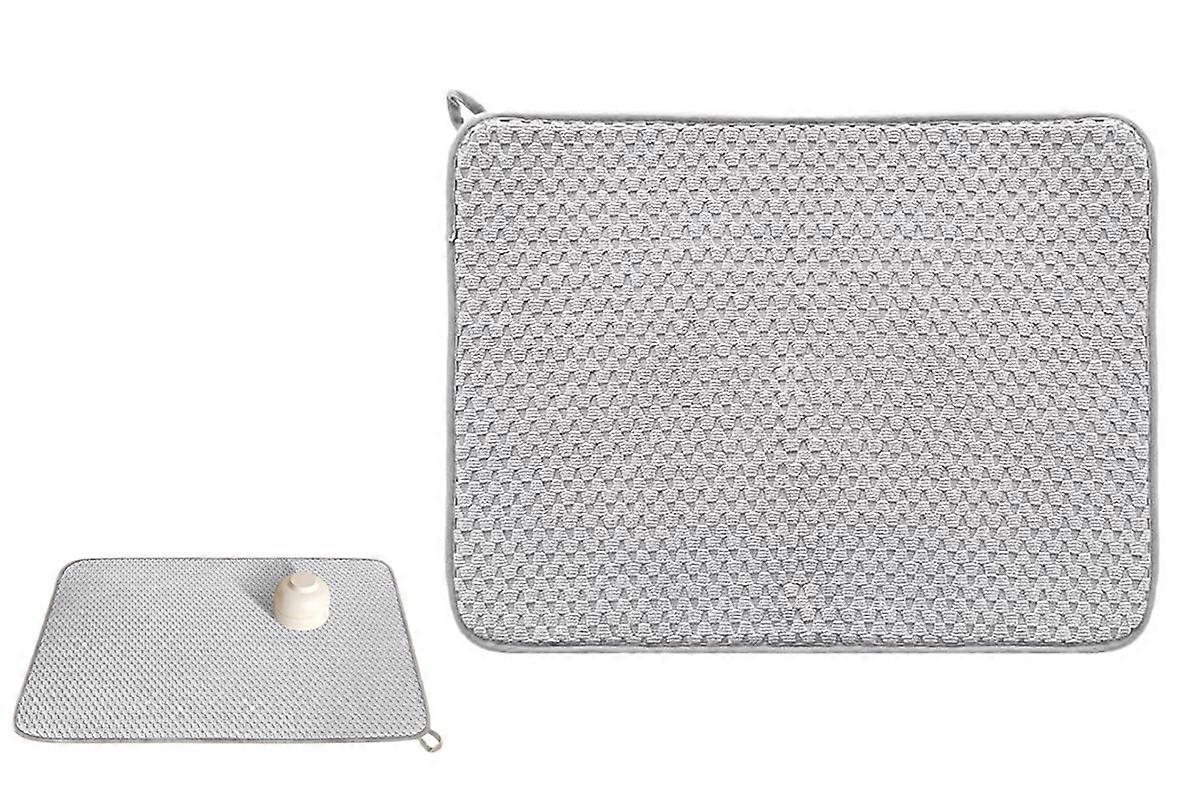 Microfiber Dish Drying Mat For Kitchen Counter