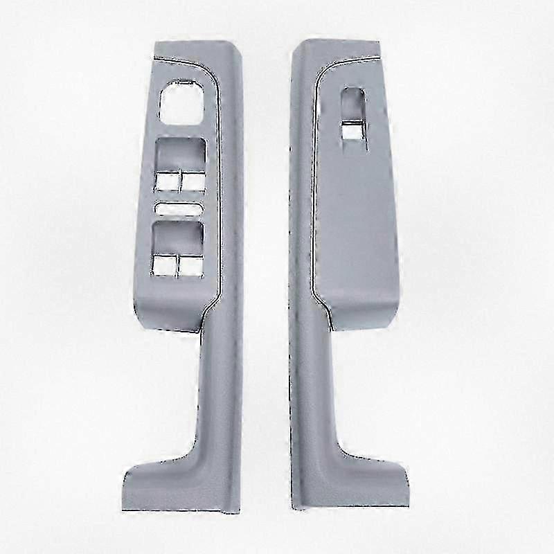 2PCS beige gray black Front rear Inner Door Handle Armrest Frame Switch Control Panel Trim suitable for a certain brand model from 2008 to 2