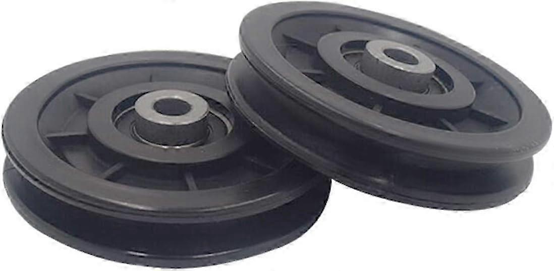 Lagerskive for skyvedør - 90 mm nylonhjul universal passform