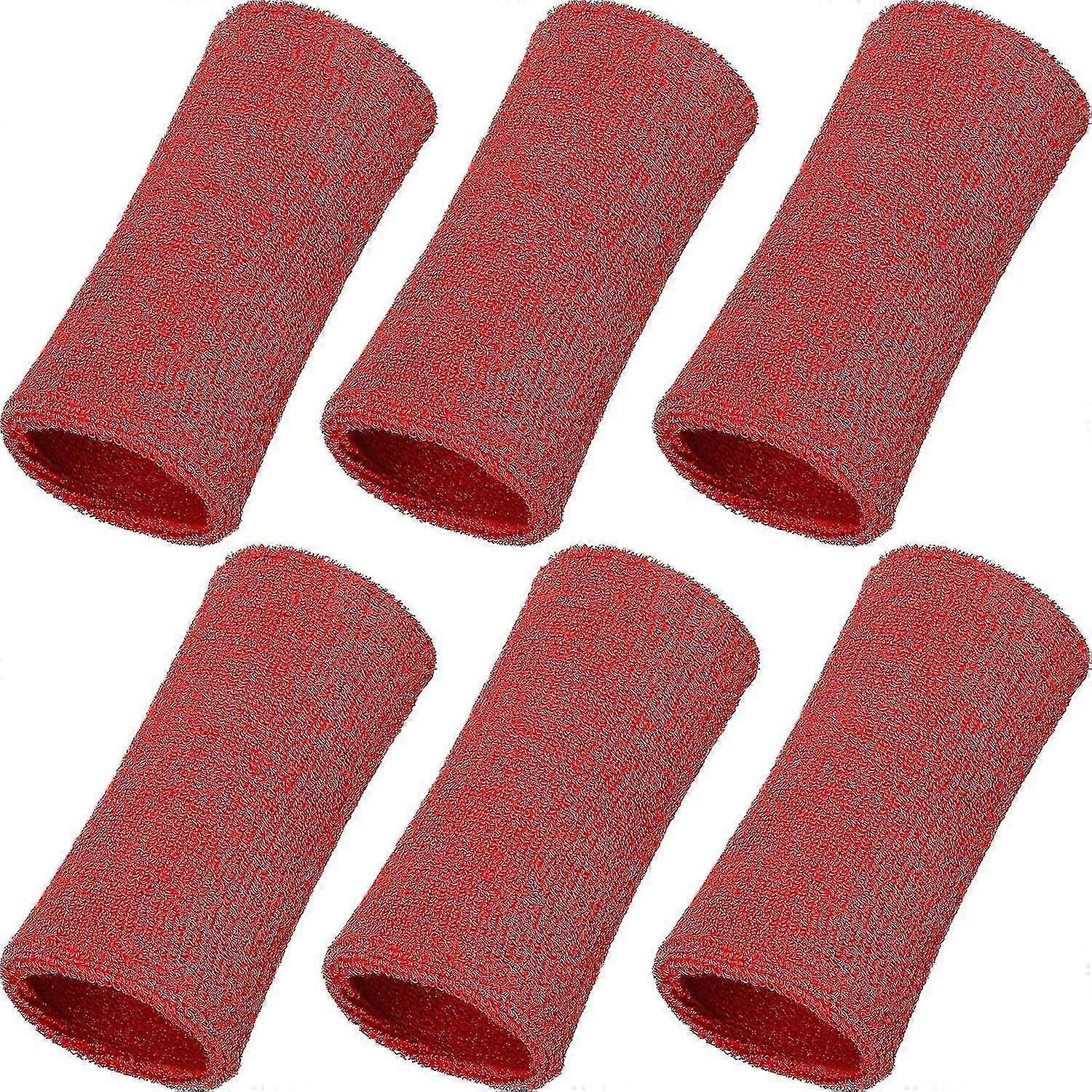 Pulseiras esportivas elásticas de 6 polegadas para suor no pulso, para esportes
