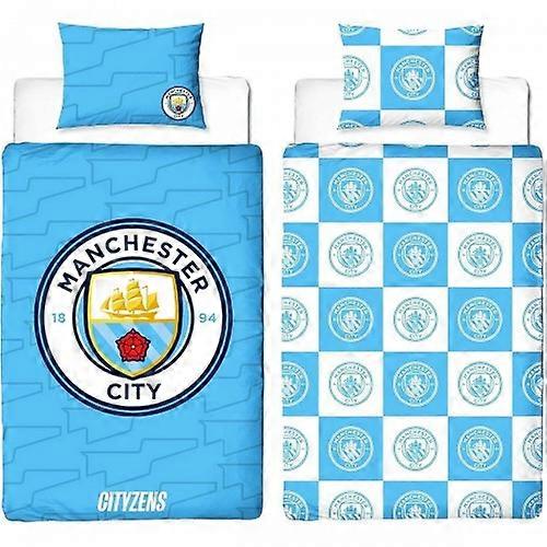 Manchester City FC Crest Reversible Duvet Set