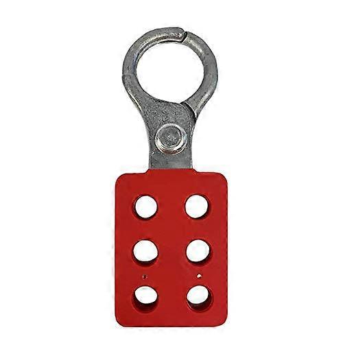 Lockout Hasp 25mm Red Model Padlockable Hasp Industrial Safety Lockout Device