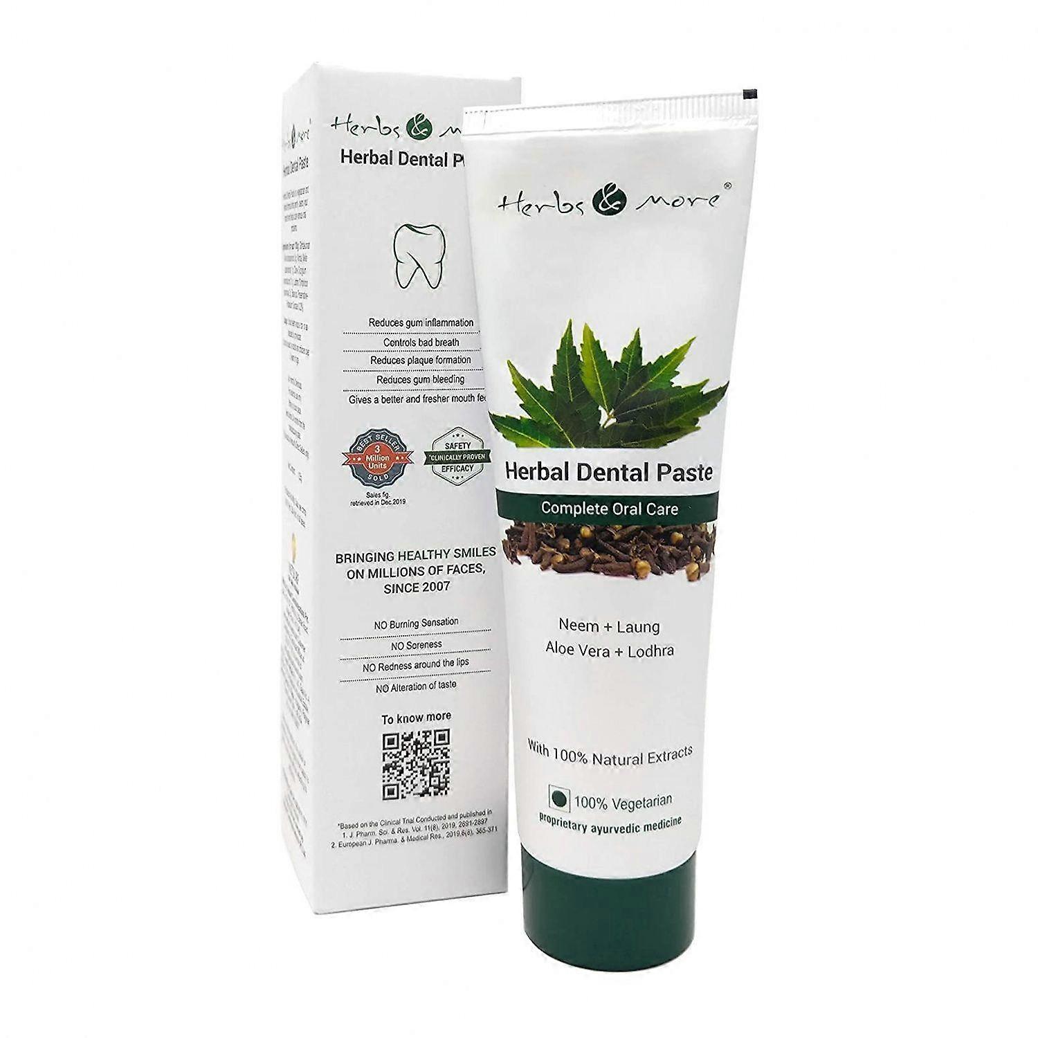 herbal toothpaste (125 g), Herbal Dental Paste, Herbs & More