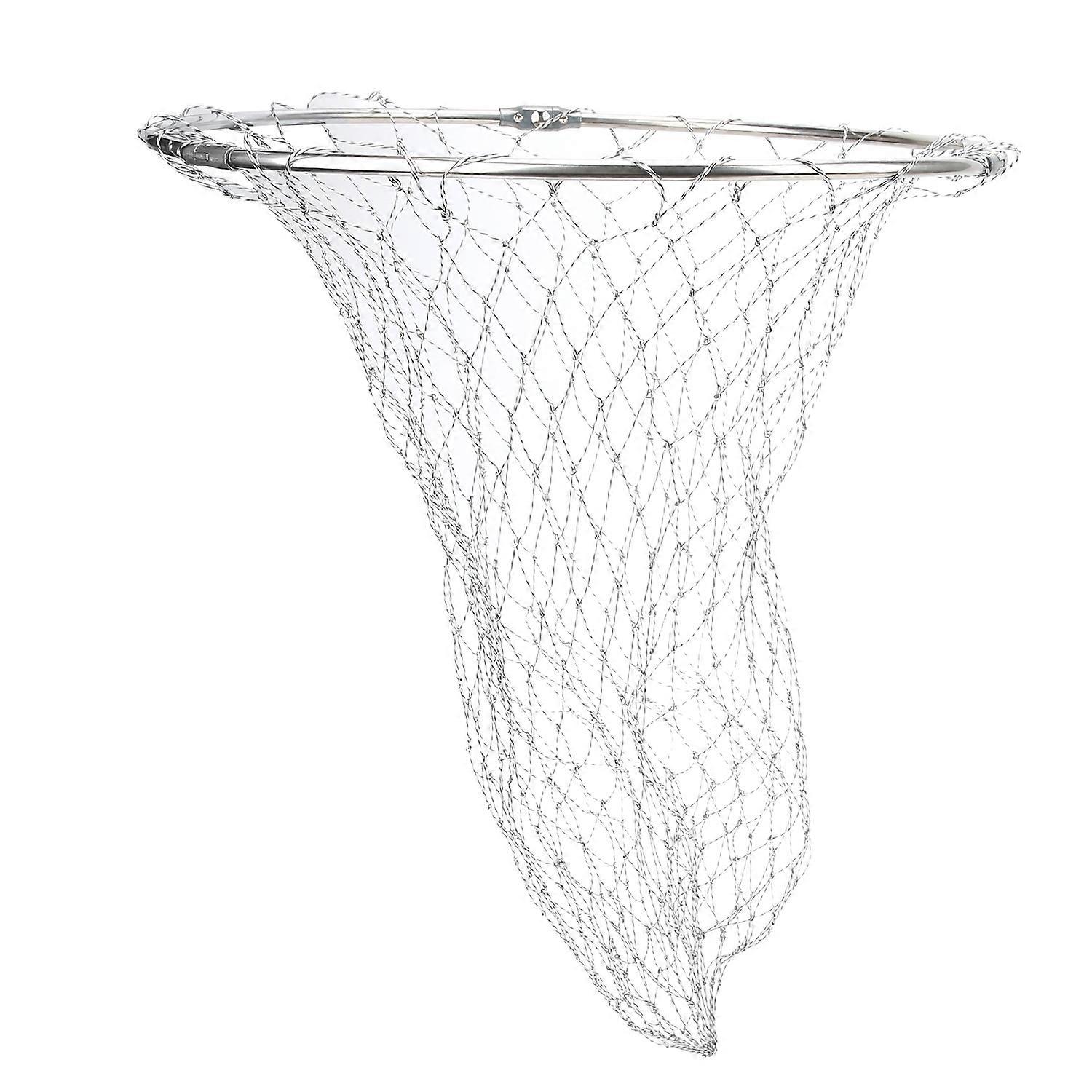 Landing Net Heads 39cm Big Nylon Braiding Mesh Brail Net for Catching Fish and Birds
