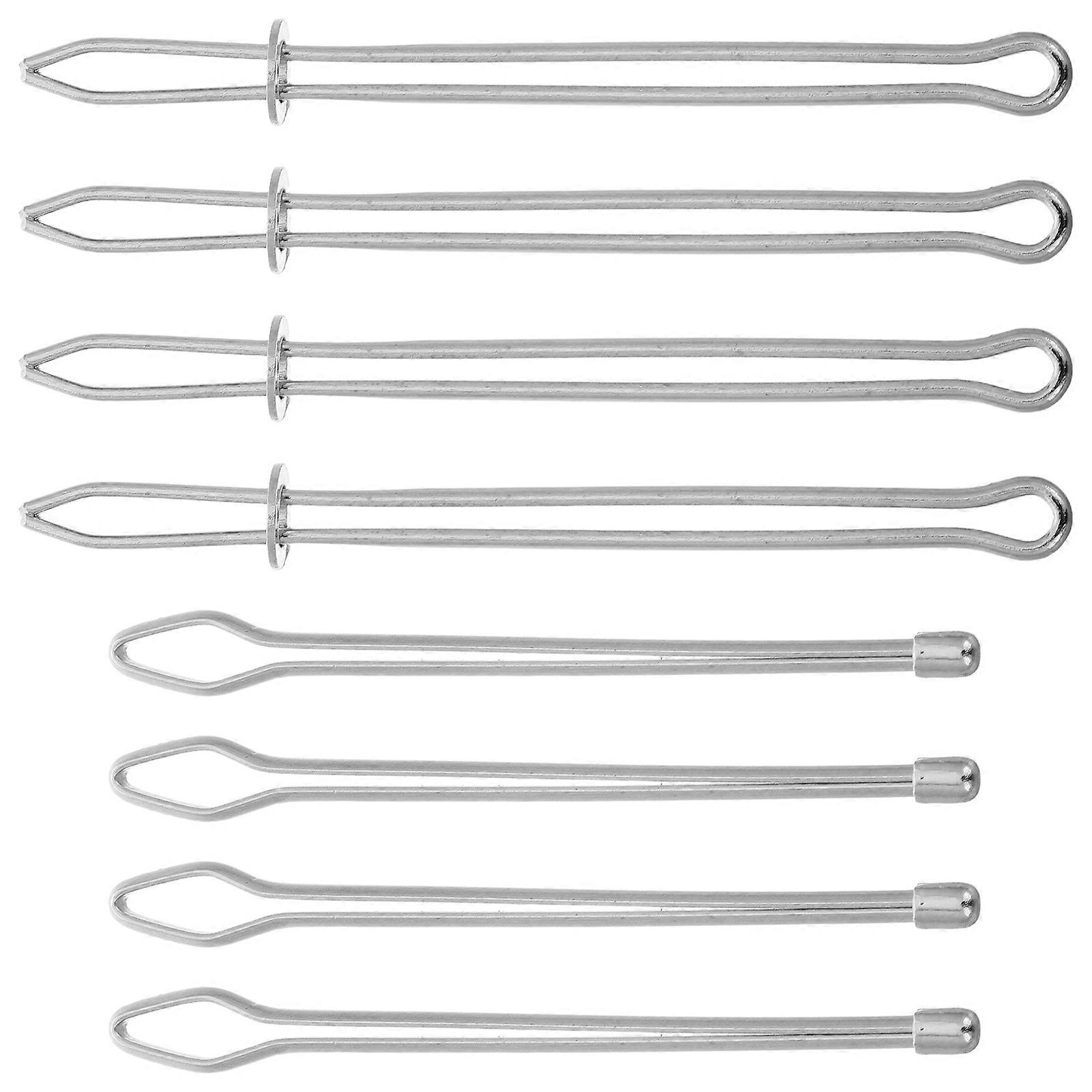 Cord Rope Threader Sewing Threader Tool Metal for Household Use 8Pcs