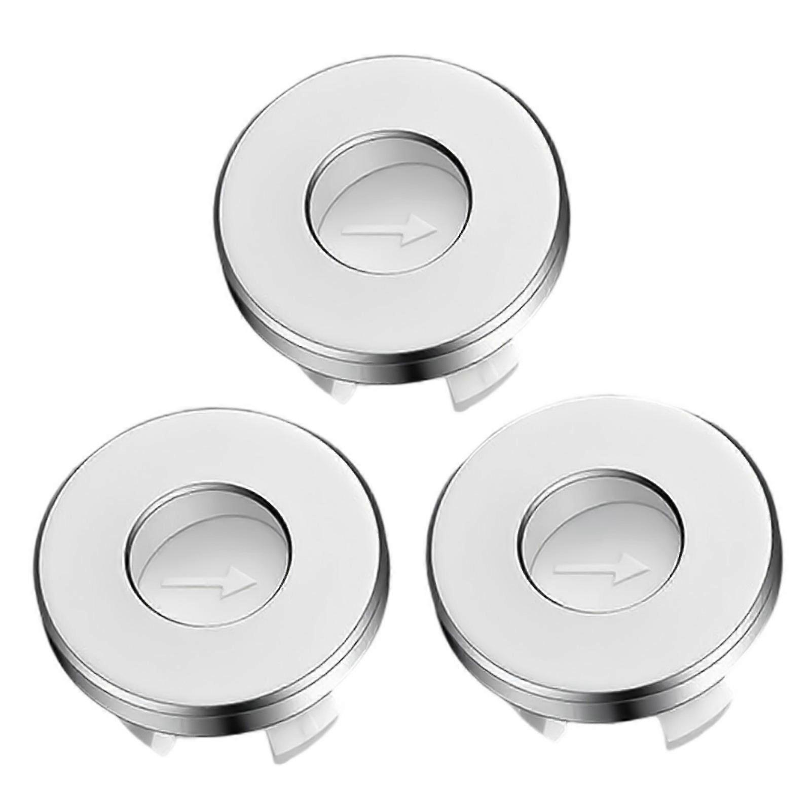 Sink Function Rustproof Odor Prevention Most Basins 3 Pack  silver