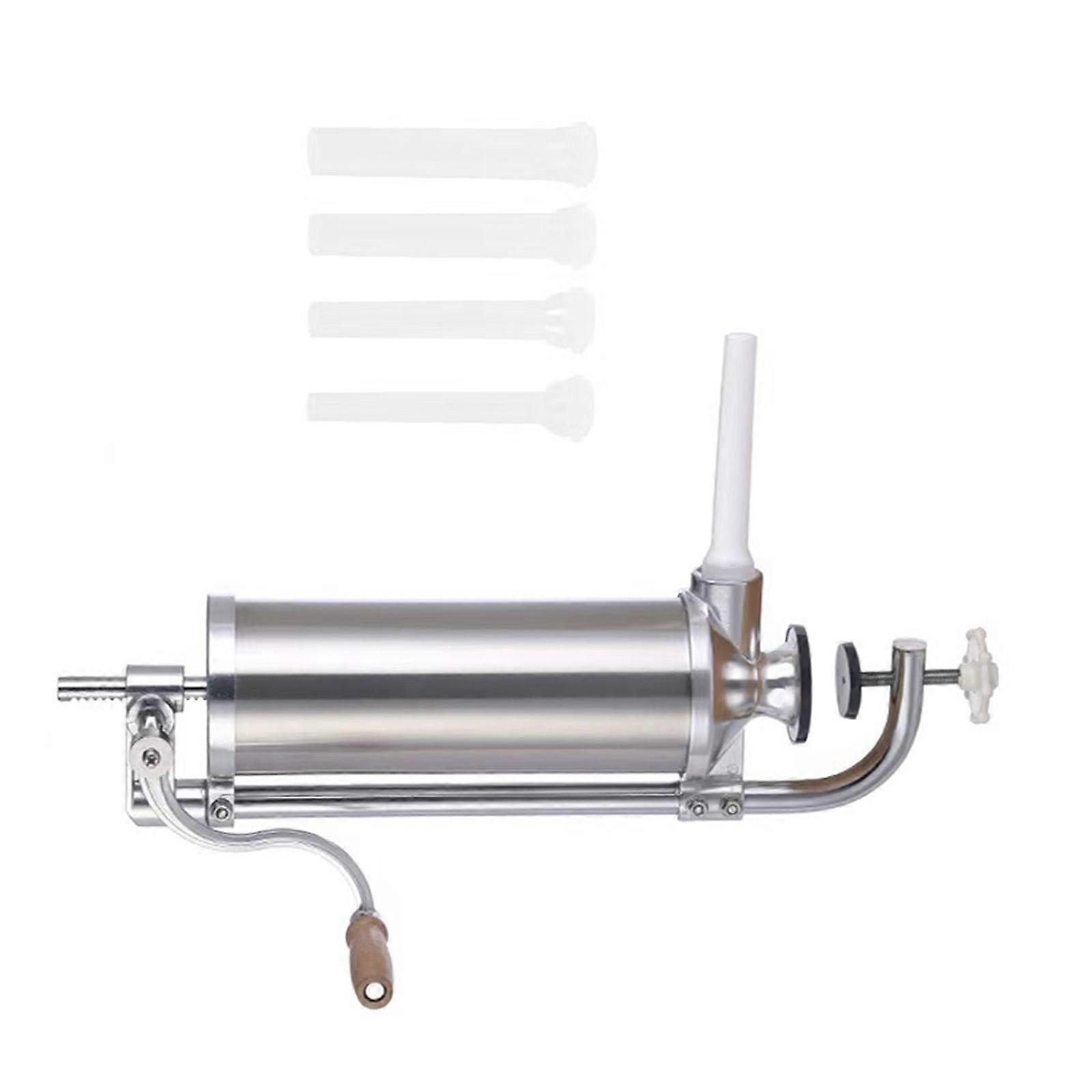 Untarnished Frankfurter Stuffing Machine Dense Plan Ergonomic Handle For Scullery Frankfurter Preparation Multicolor