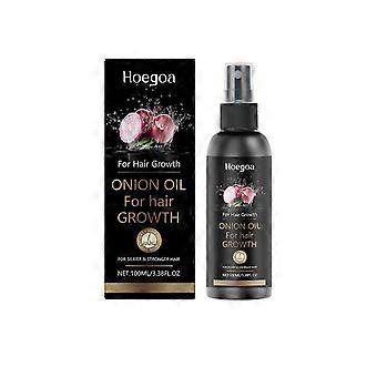 Hoegoa Onion Oil Hair Care Essential Oil Spray Gently Hydrates Hair Follicles, Brightens And Nourishes, Moisturizes And Makes Hair Smooth