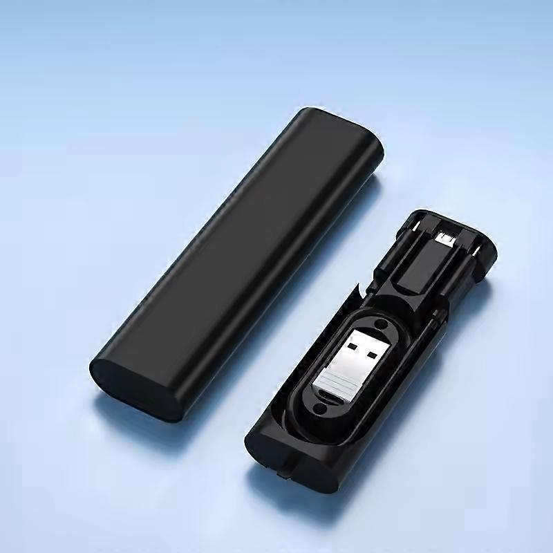 60W Super Fast Charging Multi-function Storage With Adapters All-matching USB C To Type-c PD Cable For Phone Hidden Data Cable