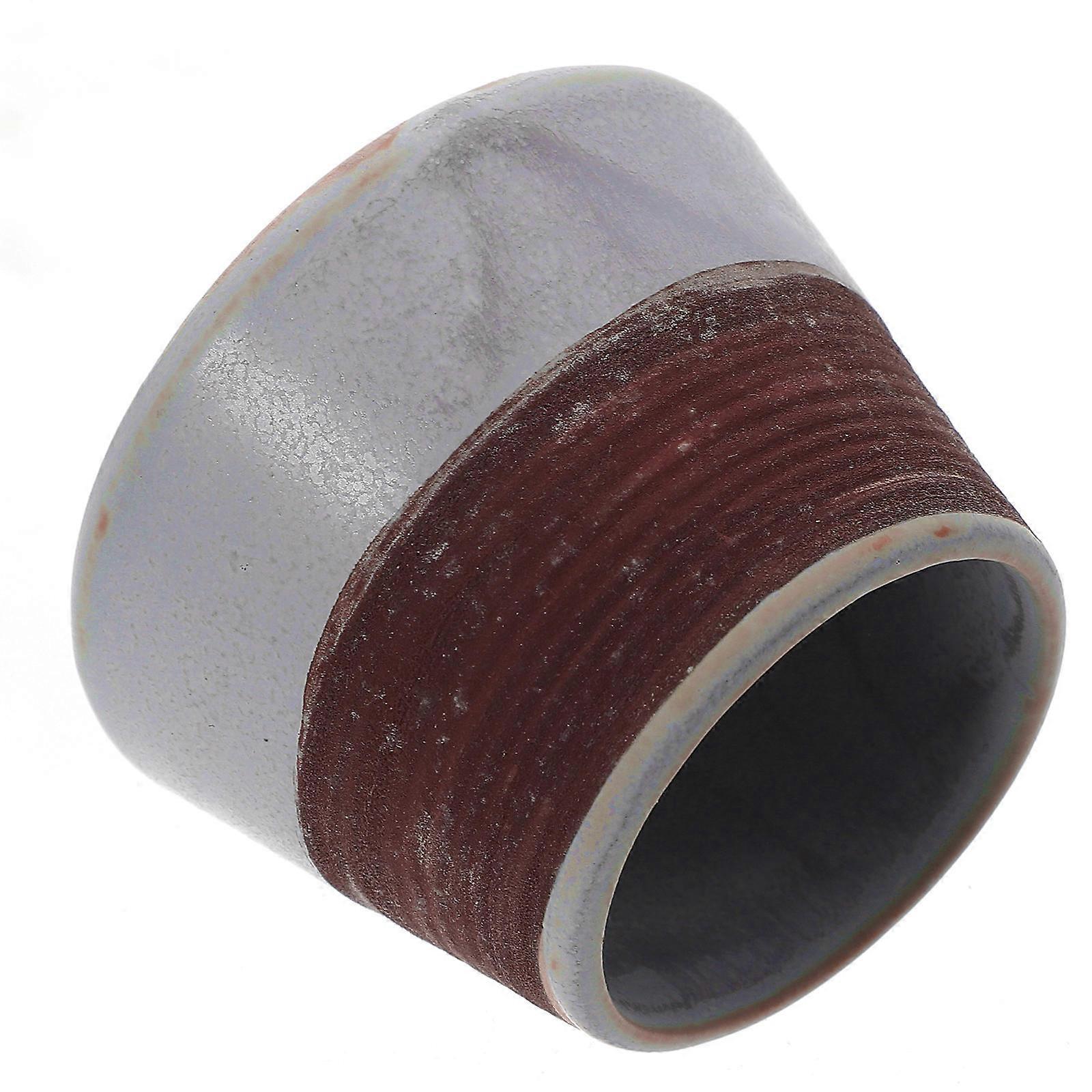 Blue Ceramic Matchstick Jar for Storage Single Decorative Match Holder