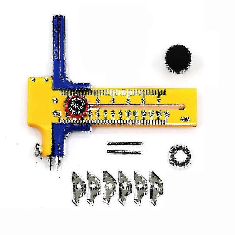 Compass Circle Cutter, Circle Paper Cutter, Compass-cutter, Circle Cutter High Precision Circular Drawing Tool, Cutting Compass 10-15cm