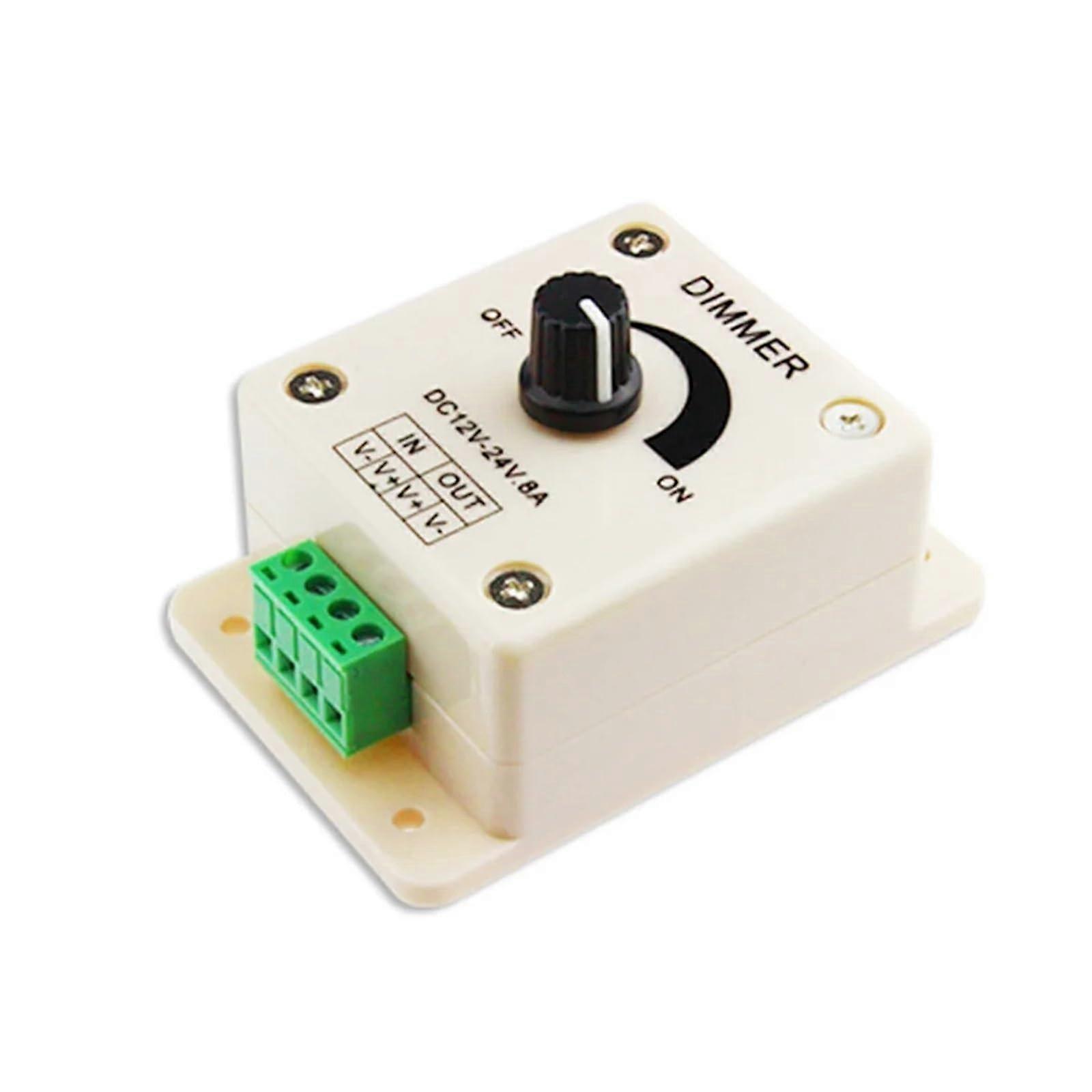 10 LED Dimmer 12V DC 8A 96W Adjustable Brightness Controller For LED Strips