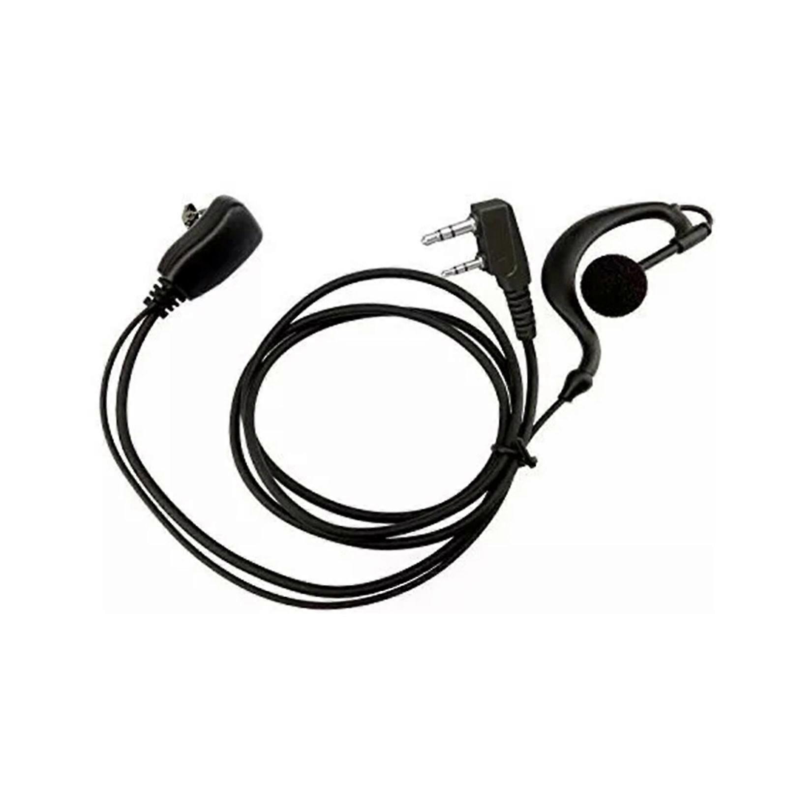  Shaped Ear Hook Microphone Convenient  Form Earpiece Hands Frees for Efficient On Site Coordination for UV5R & BF888S Multicolor