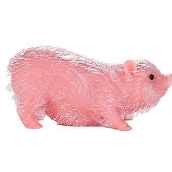 Siliconen Piggy Dolls Speelgoed Schattig Realistisch Leven Als Dier Cognitief Speelgoed Kinderkamer Decors Raise A Pet Stress Toy Herboren zwart haar