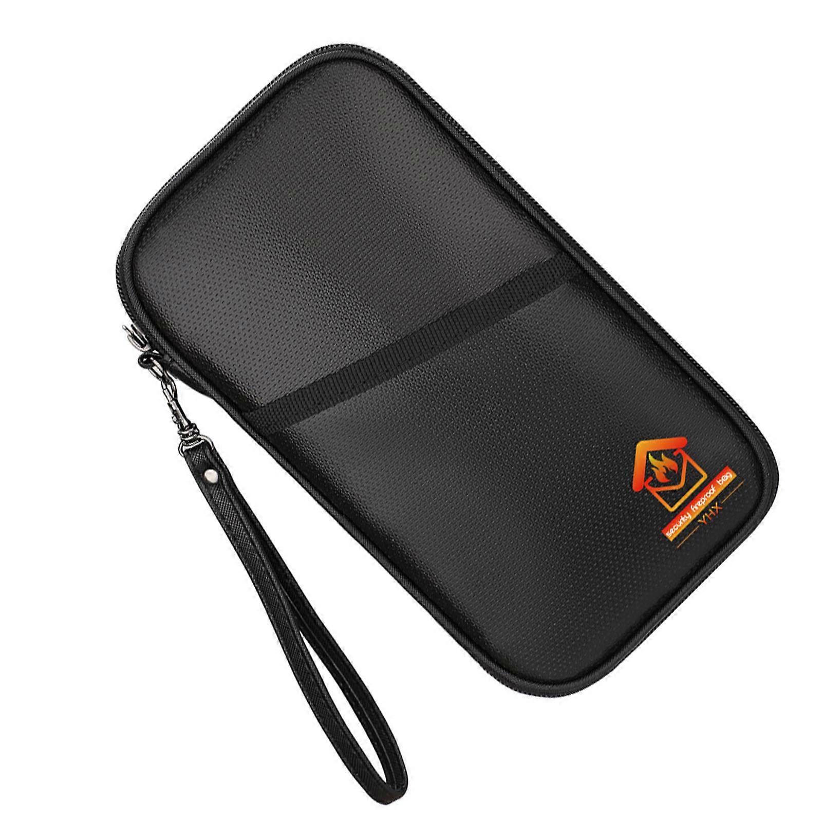 Water Resistant File Folder with Double Zippers Document Bag Fireproof Bag Fireproof Document Folder for Safe Storage Multicolor