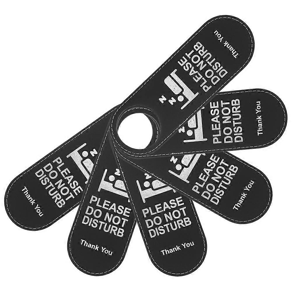 Door Hanger Sign for Do Not Disturb 6Pcs Double Sided