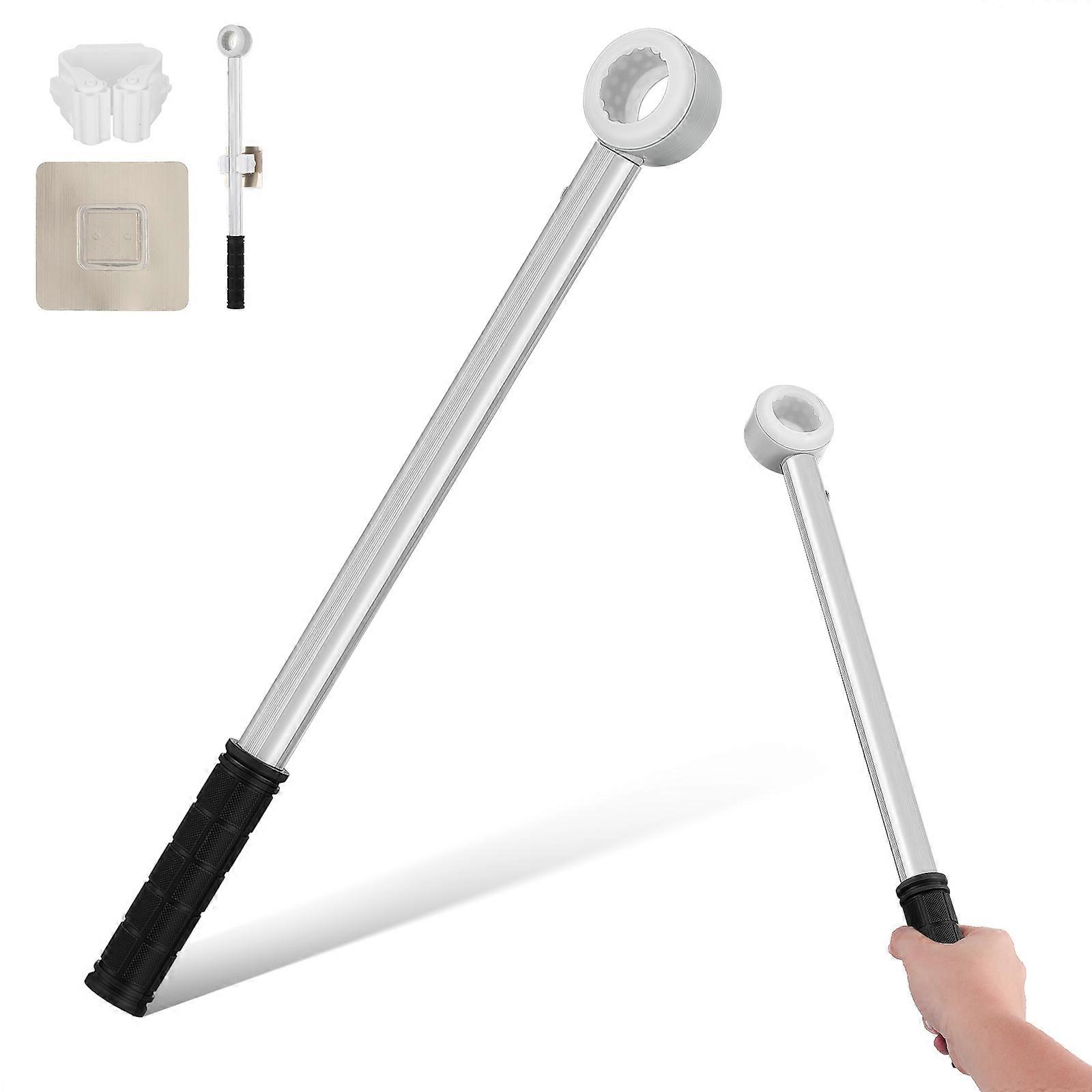 Silver O-Shaped Window Puller Tool for Easy Blind Opening