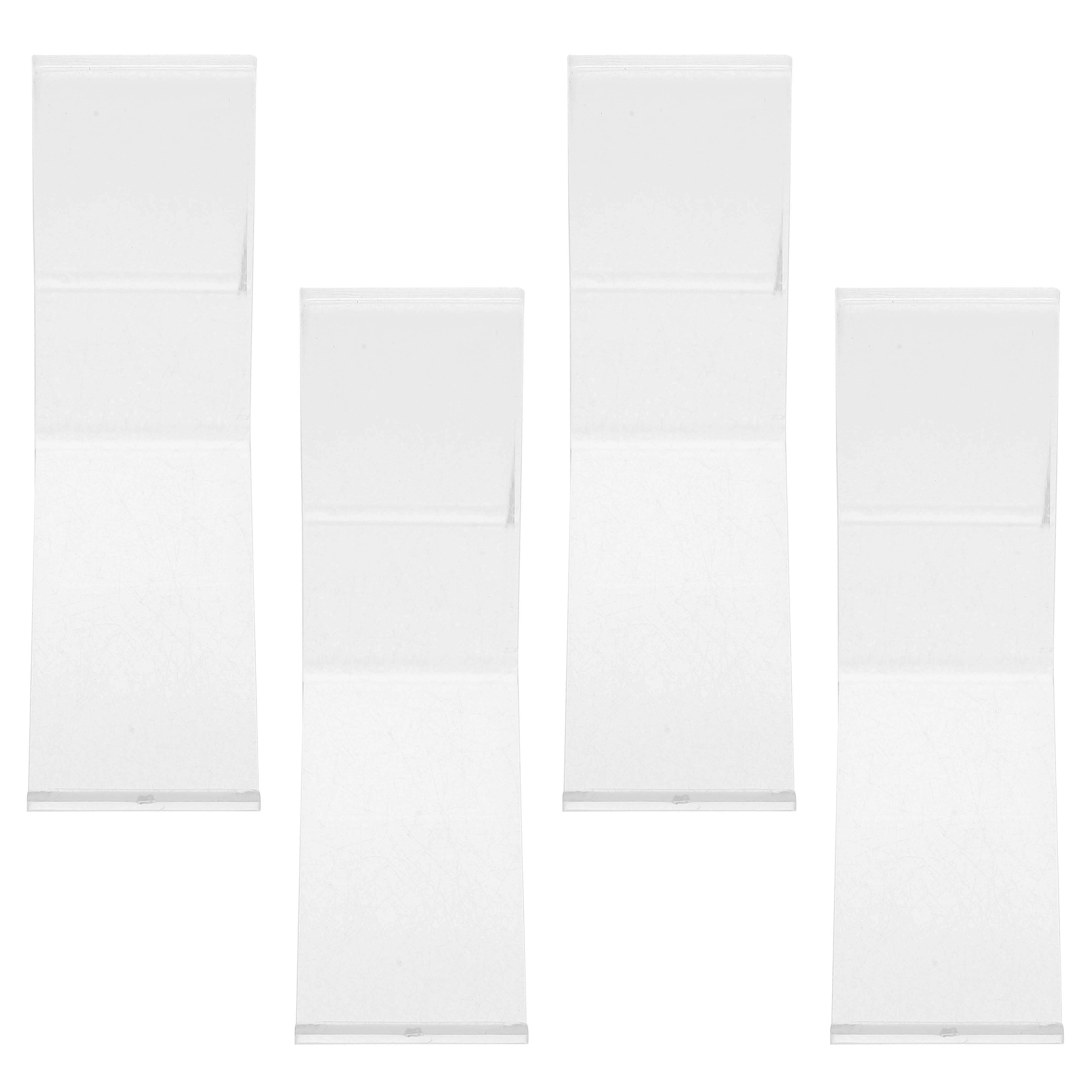 Shoe Display Stand Acrylic Clear Shoe Racks for Store 4Pcs Set