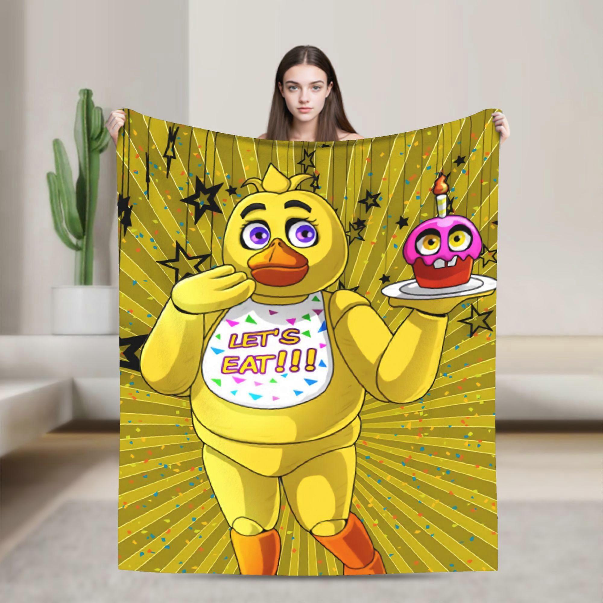 FNAF At Freddys Blanket Fleece Autumn/Winter  Multi-function Ultra-Soft Throw Blanket for Bedding Car Plush Thin Quilt