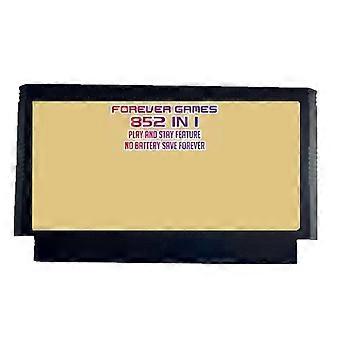 Para Adaptador FC 852 em 1 Jogo para SFC / SNES Game Console FOREVER GAMES Jogo Preto