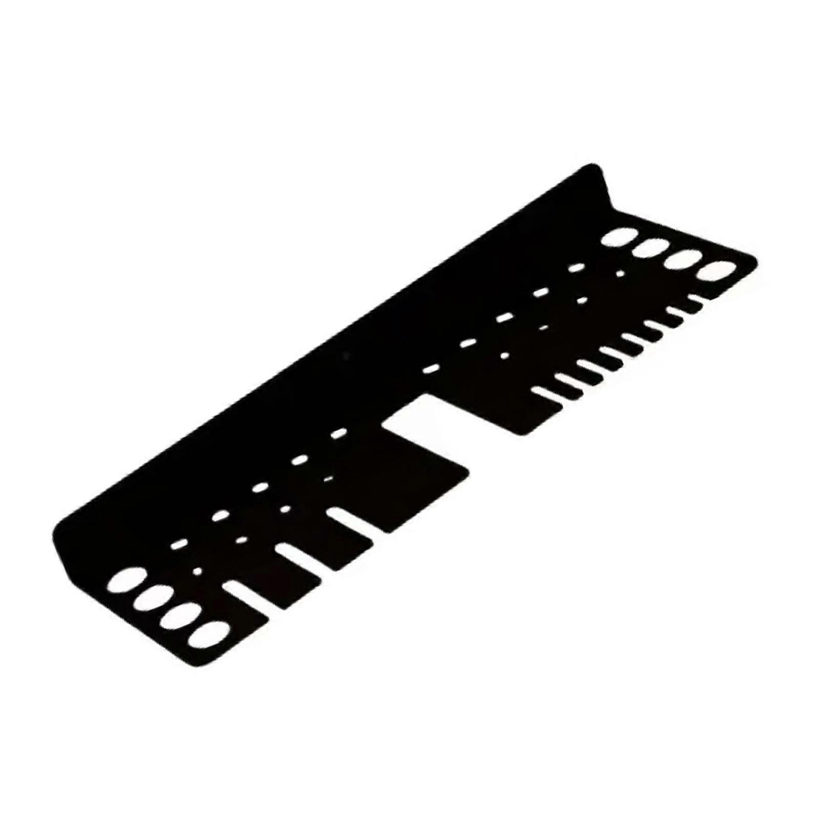 Sturdy Iron Wall Tool Storage For Workshop Garage Home Use Strong Construction Holds Various Equipment 12.5cm Height Multicolor