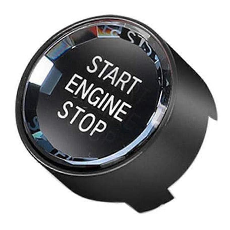 ENGINE START STOP Switch Button Sticker for 1 2 3 4 Series Black
