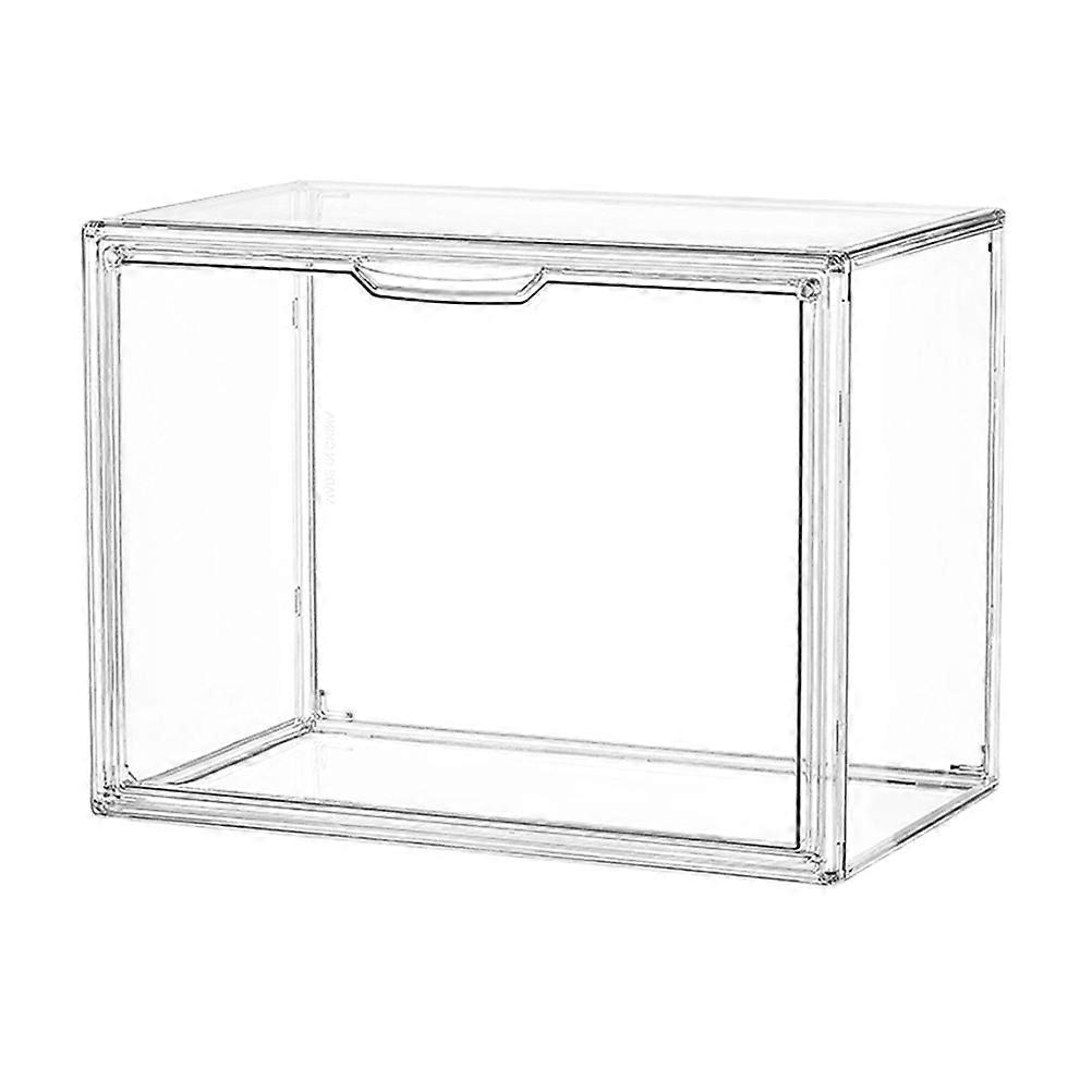 Clear Book Organizer Storage Container Cabinet Storage Box Book Display Box