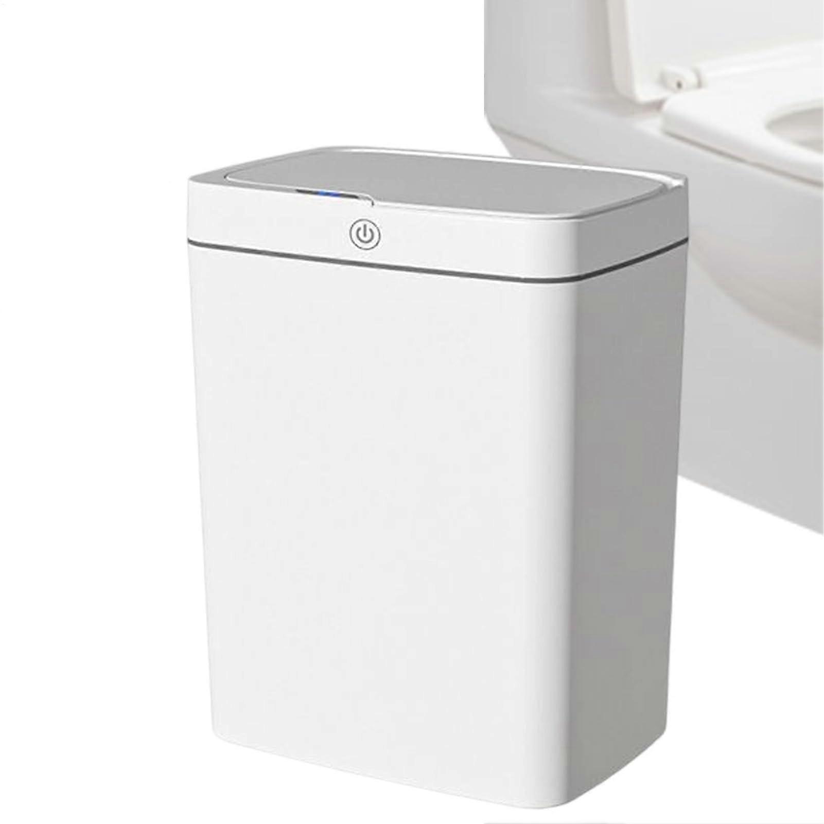 18L Motion Sensor Trash Can with Odor Control Lid, Waterproof Automatic Garbage Bin for Kitchen and Bathroom
