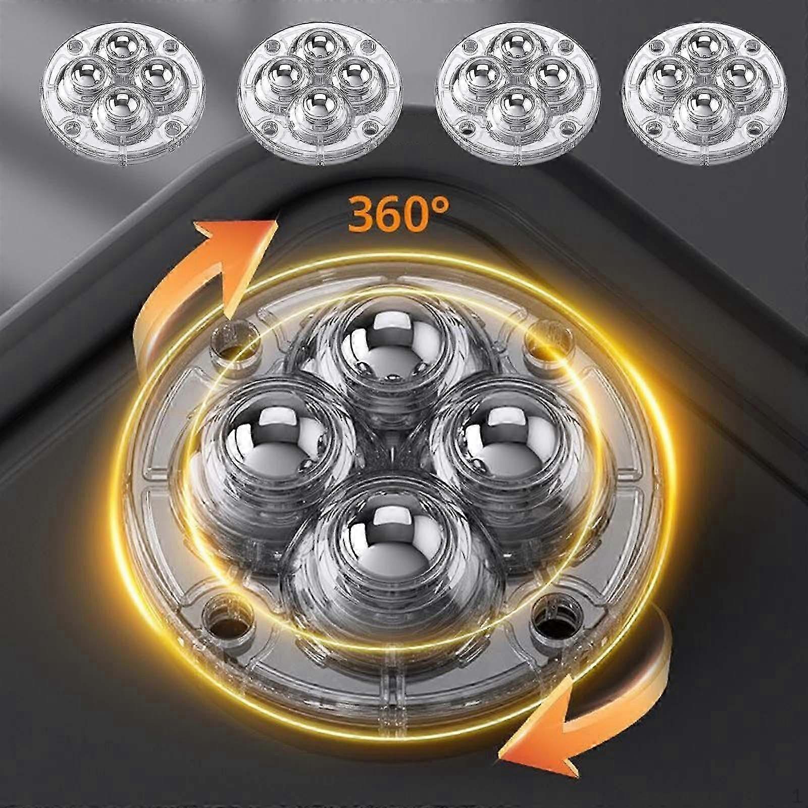 Self Adhesion Pulley Wheels for Coffee Tables, 4Pcs Swivel Universal Caster Set