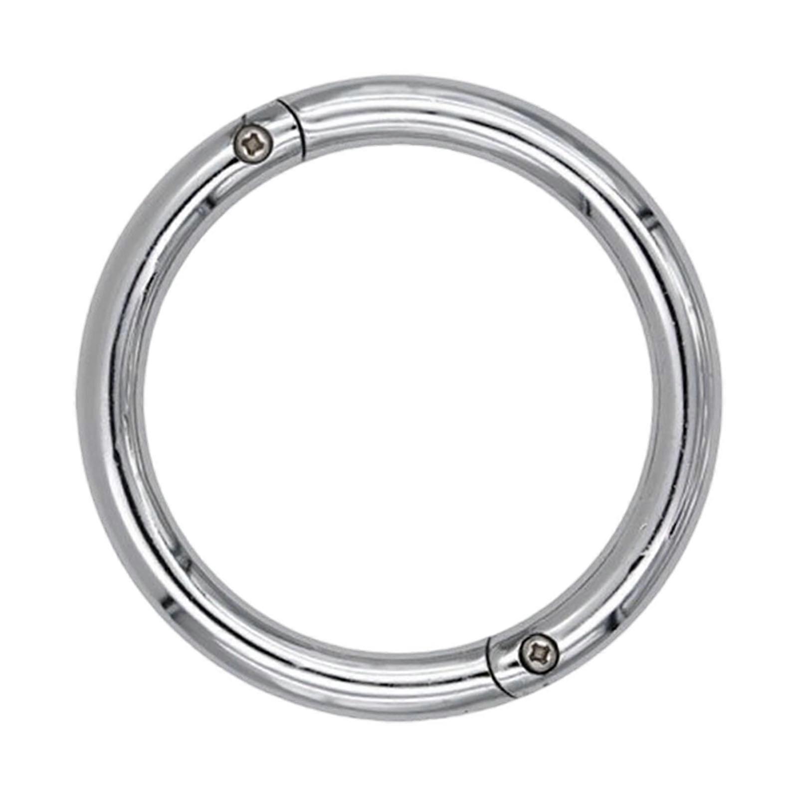 Heavy Type Cow Nose Rings Carbon Steel Simple Attachment Secure Control for Cattle in Farming Environment  m