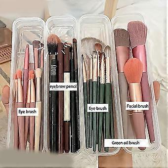 Makeup Brcomh Organizer Transparent With Cover Eyebrow Pencil Boxes Portable Women Cosmetic Storage Organizer Makeup Tools