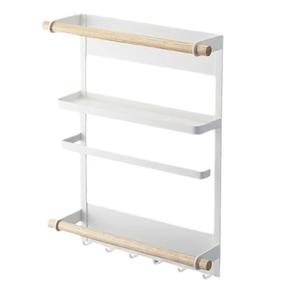 Magnetic Refrigerator Organizer: Expandable Kitchen Storage for Spices, Condiments, and Tools