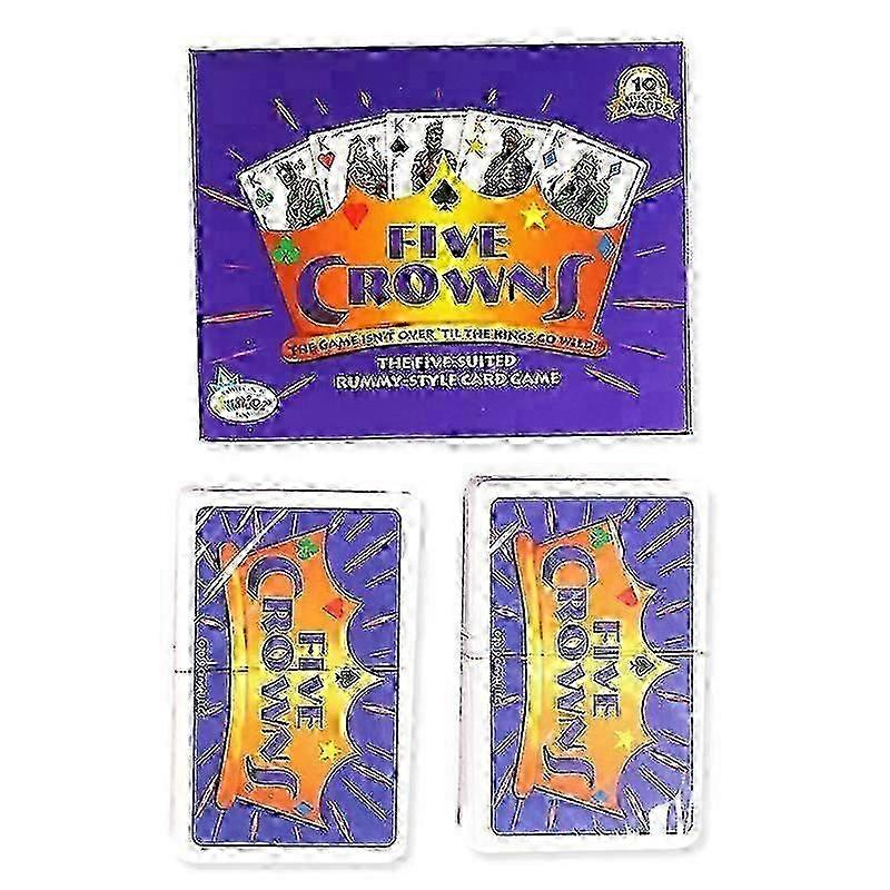 Christmas New Year's Gifts Board Game The Game Isn'T Over Until The Kings Go Wild 5 Suited Rummy-Style Card Game