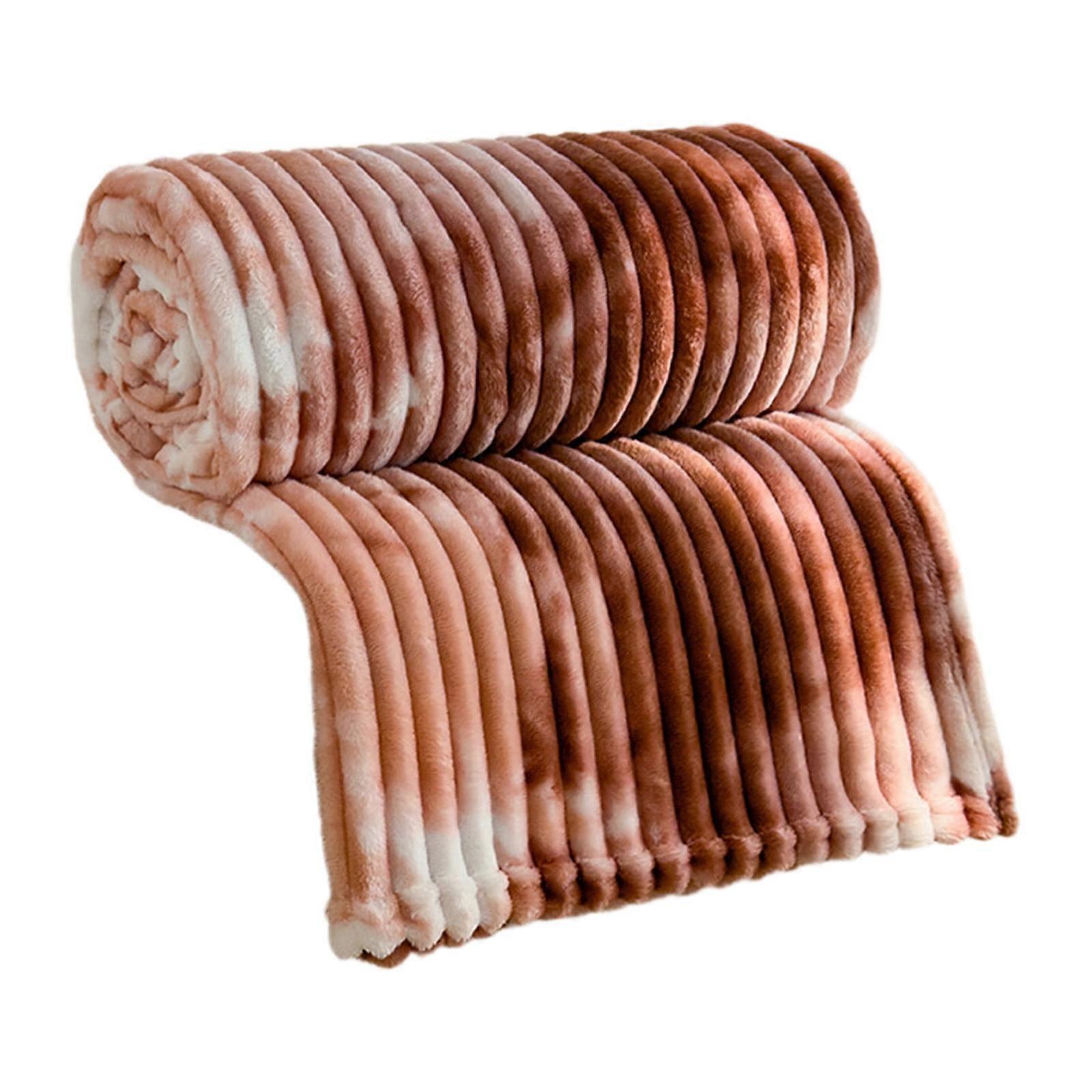 Flannel Tie-Dye Fleece Throw Blanket Fuzzy Plush Warm Blanket for Sofa Bed Nap Blanket 27.56x39.37 Inches