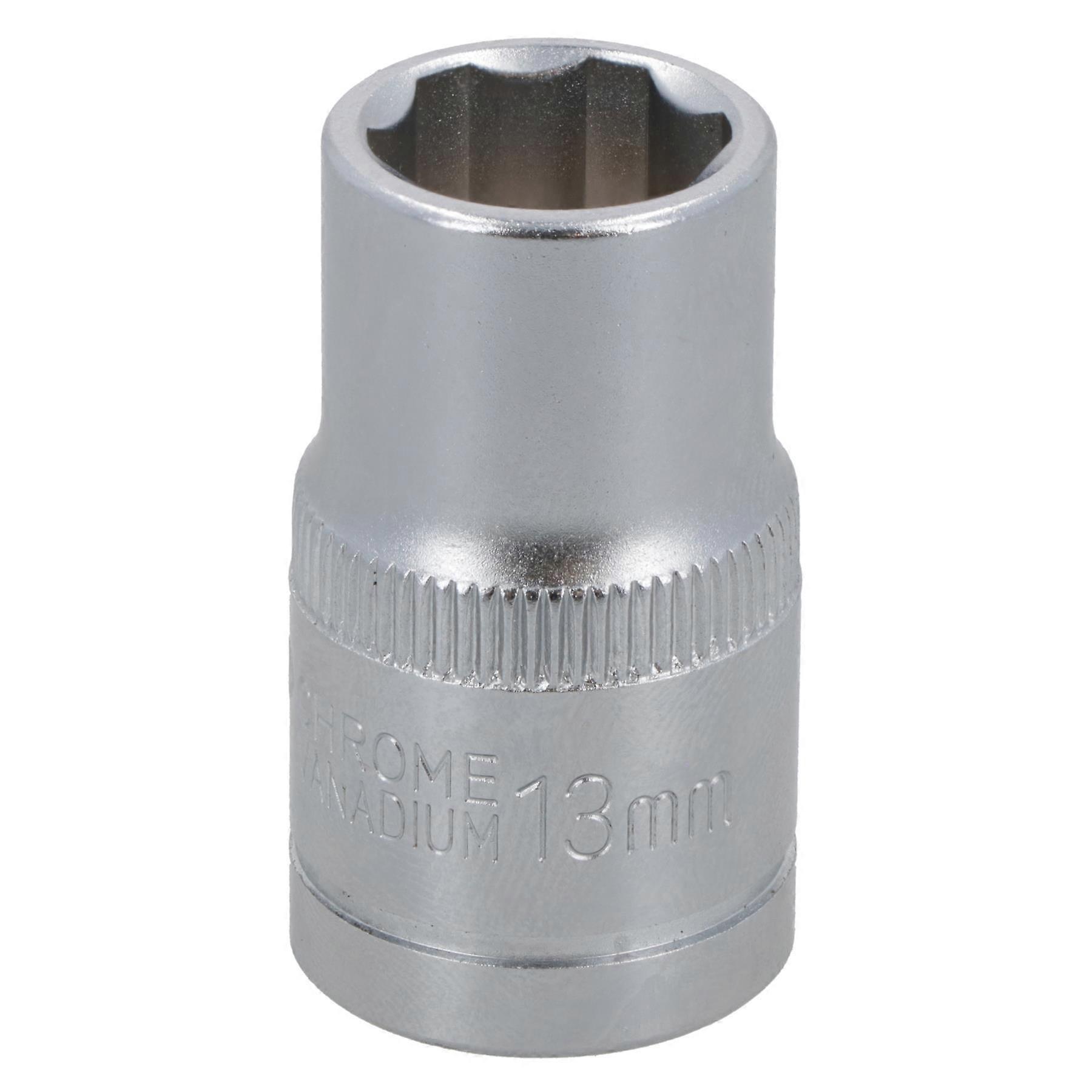 1/2" Drive 13mm Metric Super Lock Shallow 6-Sided Single Hex Socket Bergen