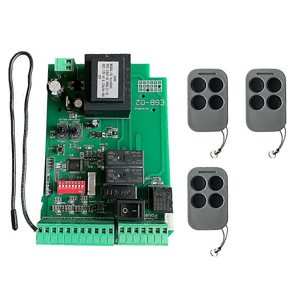 AC110V Gate Motor Control Board Universal for Automatic Sliding Gate Opener with Remote Control