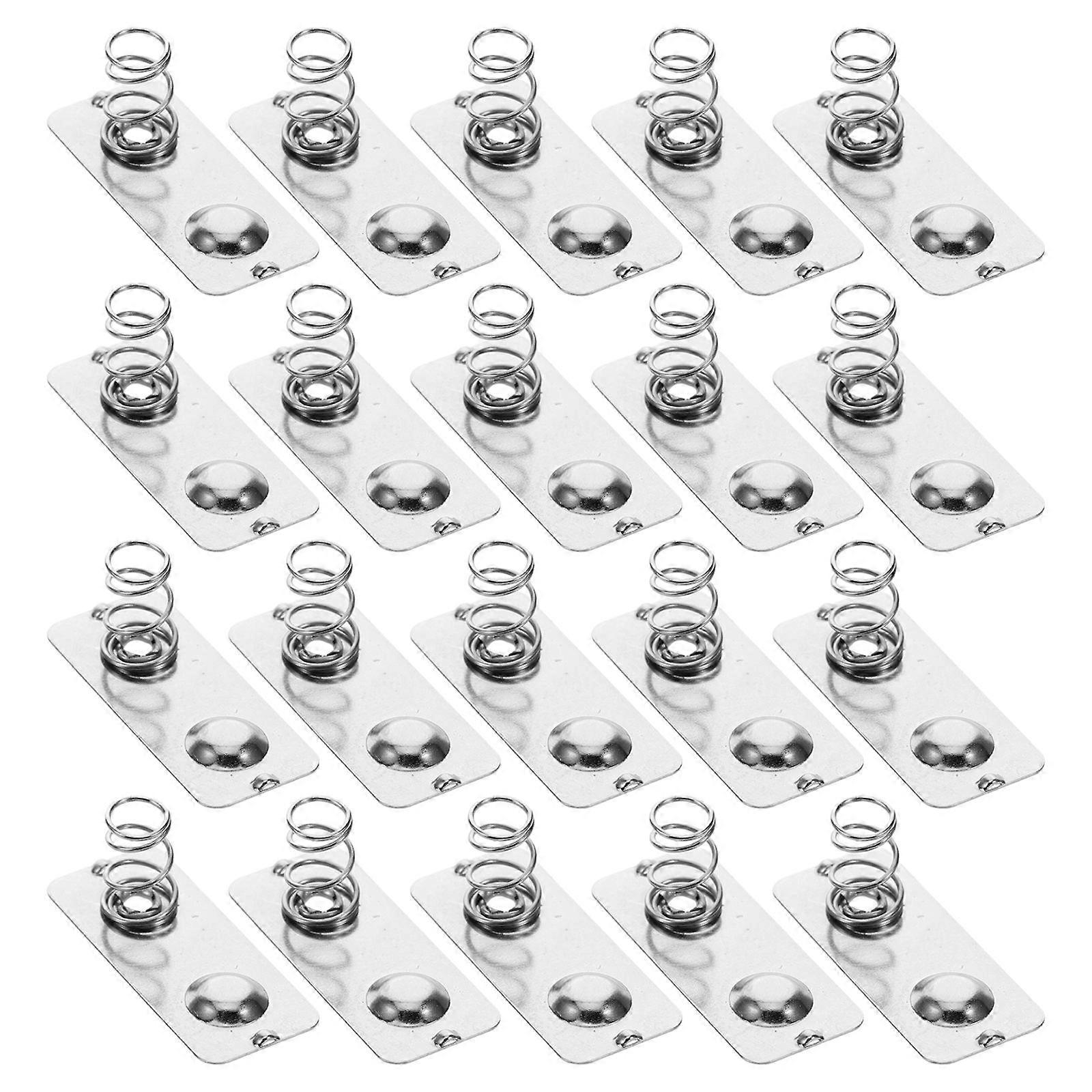 Electric Battery Spring 20Pcs Aa Battery Connectors for Device Maintenance