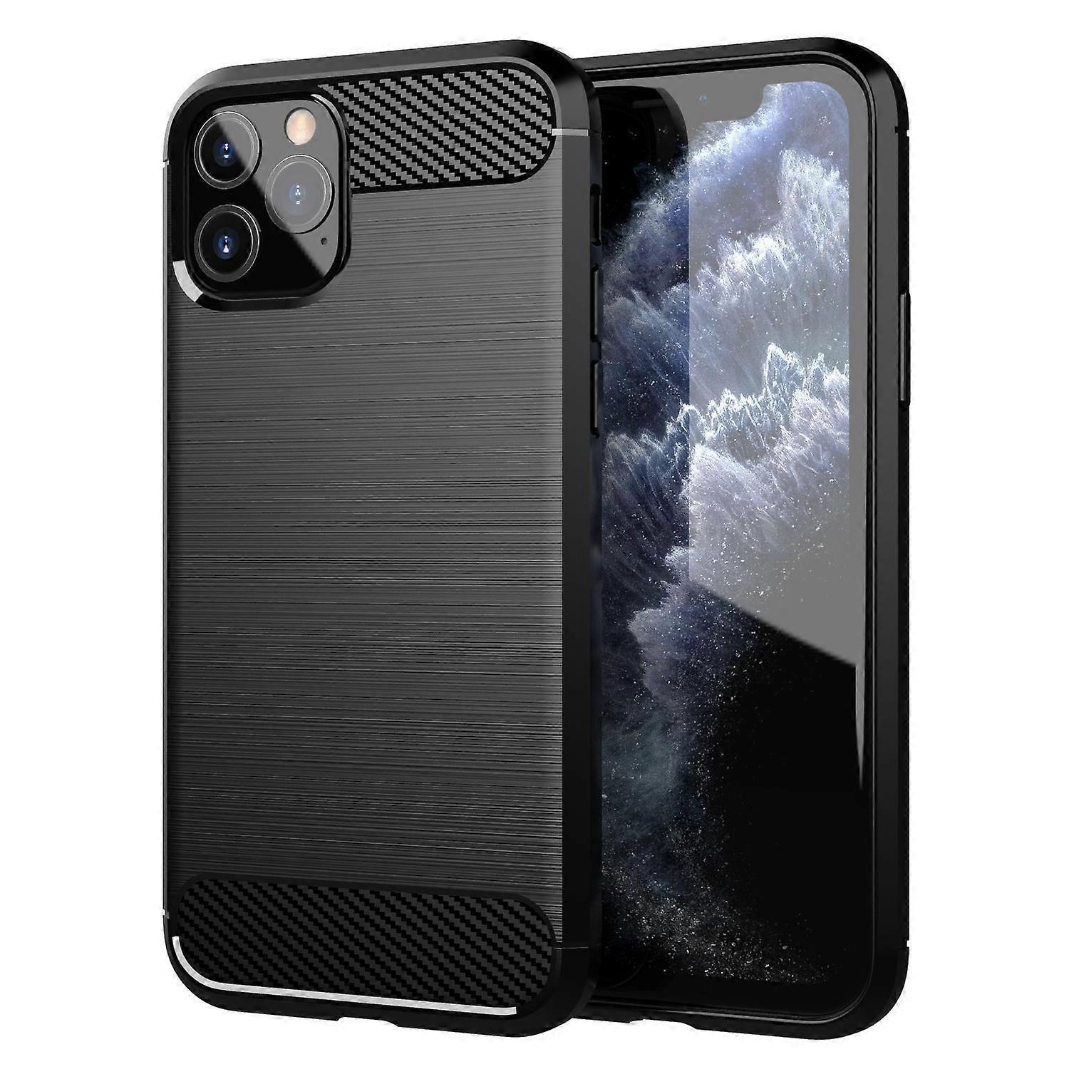 TPU Protective Case iPhone 11 PRO MAX Case - Carbon Look